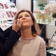 silvia al trucco